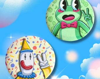 The Amazing Digital Circus Friends - Pinback buttons