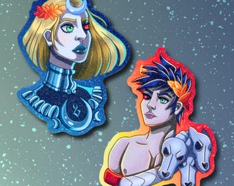 Underworld Royalty - Hades and Hades 2 inspired Glitter Sticker