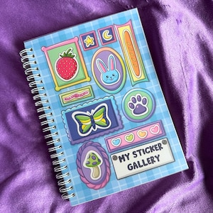 My Sticker Gallery - Sticker Album with Sticker Sheet - DIY The Backside Gallery!