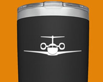 ERJ-145 [Cup Decal] ERJ145 Decal, Embraer Decal, ERJ-145 Vinyl Decal, ERJ135 Vinyl Decal, ERJ135 Sticker, Embraer 145