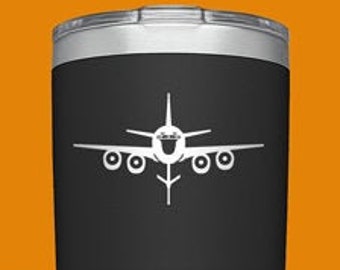 KC-135R Boom Down [Cup Decal] KC135 Decal, KC135 Decal, KC-135 Sticker, KC135R Decal, KC-135 Stratotanker Decal, Tanker Decal, Boom Decal