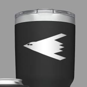 B-2 Spirit - Mini Jet - Cup Cup / Water Bottle / Tumbler / Cell Phone Vinyl Decal / Sticker