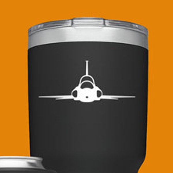 T-38 Talon [Cup Decal] T38 Talon Decal, T-38 Talon Sticker, Northrop T-38 Talon, USAF Pilot Training, Jet Trainer, Vinyl Decal, fegraphics