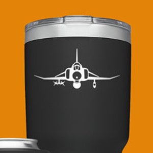 RF-4C Phantom II [Cup Decal] RF4C Decal, F-4C Vinyl Decal, F-4C Sticker, Photo Phantom ii, Gift, usaf pilot, F-4 Phantom ii