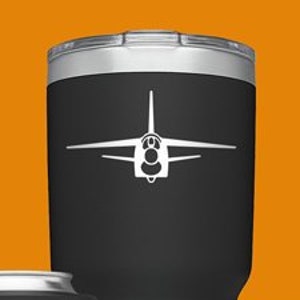 RF-8 Crusader [Cup Decal] RF8 Decal, F-8 Sticker, F8 Sticker, F8U Crusader, Vought F-8 Decal, Vought F-8 Crusader, RF-8 Crusader Decal