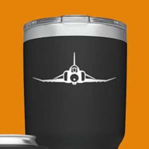 F-4E Clean [Cup Decal] F4E Decal, F-4E Vinyl Decal, F-4E Sticker, Phantom ii, Gift, USAF Pilot, F-4 Phantom II, fegraphics, F4C, F4D, F4E