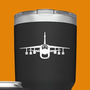 A-7E Corsair II Max Load [Cup Decal] A7 Decal, A-7E Vinyl Decal Sticker, A7, A7E ltv, A7 Corsair II Decal, fegraphics, A-7D A7D, SLUF