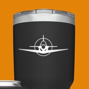 T-34C Mentor [Cup Decal] T34C Mentor Decal, Navy Decal, Airplane Decal, T-34C Mentor Decal, T-34 Sticker, T-34 Mentor Decal