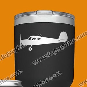 Cessna 140 CUP Decal [Side] Cessna 140, Vinyl Decal Sticker, C-140, Cessna 120, fegraphics Nate