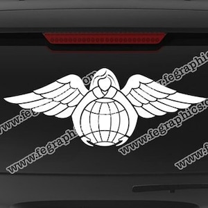 Angel of Mercy Rescue Wings [Decal] Pararescue PJ, CSAR, Search & Rescue Squadron, Vinyl Sticker Decal,  Rescue Wings, Hoist, Swimmer