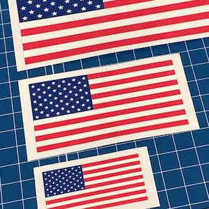 US Flag Decal [High Quality] U.S. Flag Decal, US Flag Sticker, American Flag, Flag Sticker, USA Flag Vinyl Decal, Veteran Decal, Old Glory