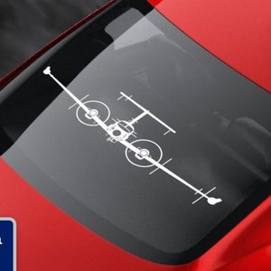 RC-12X Guardrail Decal [Front]  RC12X Vinyl Decal Sticker, Beechcraft RC12 Guardrail, RC-12X  RC12X, US Army Pilot, fegraphics