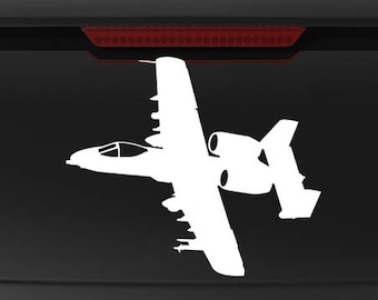 A-10 Decal - Angle 1 - A10 Decal // A-10 Thunderbolt II / A-10 Warthog - Vinyl Decal / Sticker