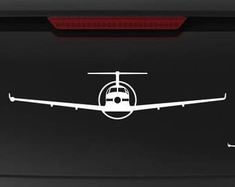 PC-12 / U-28A Pilatus - Front - Vinyl Decal / Sticker