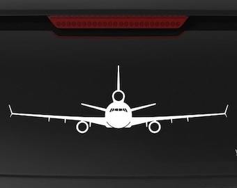 MD-11 Decal [Front] MD11 Decal, MD-11 Sticker, McDonnell Douglas MD-11 Decal, MD11 Vinyl Decal