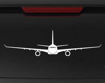 A330-200-300 Decal [Front] A330 Vinyl Decal, A330 Vinyl Sticker, Airbus Sticker, Airbus Decal, -200, -300