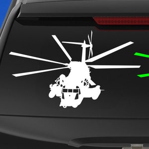 MH-53 PAVELOW - &quot;Angle View&quot; - Highly Detailed - Vinyl Decal / Sticker
