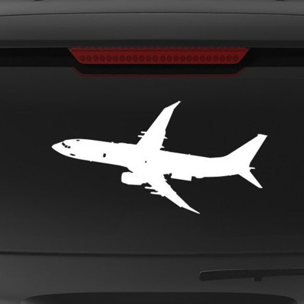 P-8A Poseidon [Angle 1] - P8 Poseidon, Vinyl Decal Sticker, P-8, Boeing RAF Poseidon MRA1, Multimission Maritime Aircraft, US Navy USN