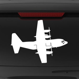 C-130H Decal [Angle] C130H Decal, C-130 Gift, C130 Decal, C130H Sticker, C130 Sticker, C130 Gift, C130H Decal