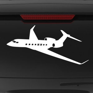 Decal of a Gulfstream G650 [Angle 1] G600 - fegraphics products are not licensed or approved by the Gulfstream Aerospace Corporation