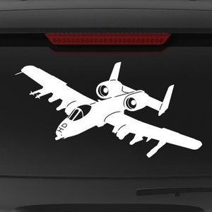 A-10 Thunderbolt II [Angle 2] A-10 Decal, A10 Decal, A-10 Vinyl Decal Sticker, A10 Warthog Thunderbolt II, A-10 Thunderbolt II, fegraphics