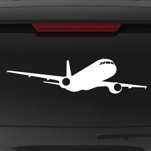 Airbus A318 A319 A320 A321 &quot;Classic&quot; [Angle 1] Wingtip Fence, Airbus A318 A319 A320 A321 Decal, Airbus Vinyl Sticker, Airbus Gift, Jet