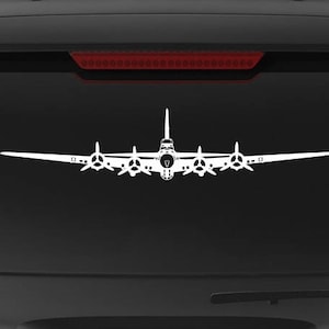 B-17 Flying Fortress - Front - B-17 Decal / B17 Decal / B-17 Flying Fortress Decal / B-17 Gift / WW2 B-17 / Boeing B-17 Decal