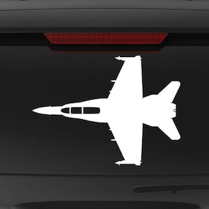 F/A-18B, F/-18D Hornet - TOP - Vinyl Decal / Sticker
