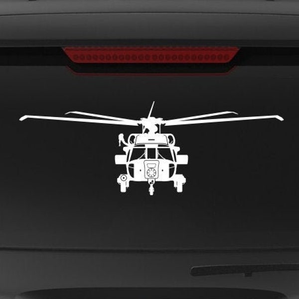 HH-60W Jolly Green II [Front Clean] HH60W Pave Hawk CRH, Vinyl Decal Sticker, Csar Search Rescue, Sikorsky Combat Rescue Helicopter