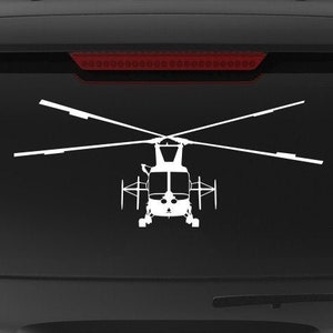 HH-43 Huskie [Front] HH43 Pedro Decal, Kaman HH-43 Huskie, HH43A H43B HH43F, Search Rescue, Fire Fighting, Vinyl Decal Sticker, fegraphics
