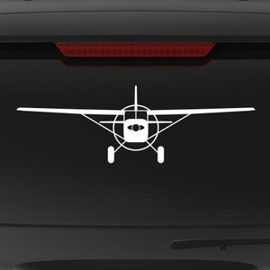 Cessna 180 Skywagon Tundra Bush Tires [Front] Cessna 180 Decal, Cessna Vinyl Sticker Decal, Cessna Gift, fegraphics, Airplane, Cessna 180