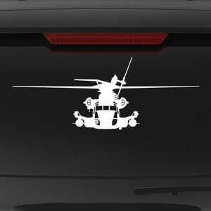 CH-53E Super Stallion [Front] CH53E Super Stallion, Sikorsky, Helicopter, US Marines, Vinyl Decal Sticker, Helo CSAR, Vert Rep, fegraphics