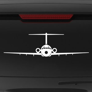 DC-9 MD-80  [Front] DC9 Decal, DC9 Vinyl Decal Sticker, McDonnell Douglas DC9, fegraphics, MD-80, Skytrain ii, fegraphics