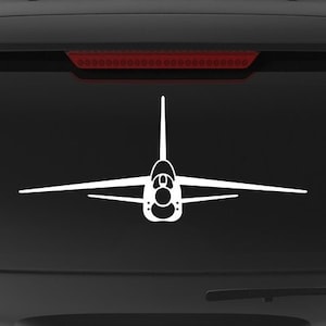 TF-8 Crusader [Front] TF8 Decal, F-8 Sticker, F8 Sticker, F8U Crusader, Vought F-8 Decal, Vought F-8 Crusader, TF-8 Crusader Decal