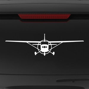 Cessna 172 [Front] Cessna 172 Decal, Cessna 172 Sticker, Cessna Decal, Cessna Sticker, Cessna 172 Skyhawk, T-41 Mescalero