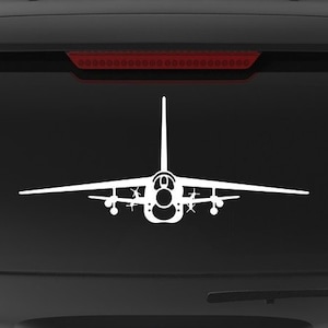 F-8 Crusader [Front Loaded] F8 Decal, F-8 Sticker, F8 Sticker, F8U Crusader, Vought F-8 Decal, Vought F-8 Crusader, F-8 Crusader Decal