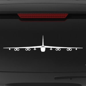 B-52 Decal [Front Bombs] B52 Stratofortress "BUFF" Decal, B-52 Sticker, Buff Decal, Vinyl Decal Sticker, Boeing B-52 Stratofortress, Bomber