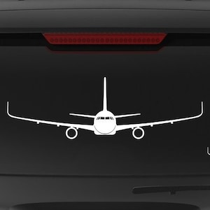 Airbus A319 A320 A321 &quot;ceo&quot; [Front] Sharklets, Airbus A319ceo A320ceo A321ceo Decal, Airbus Vinyl Sticker, Airbus Gift, Airplane, Jet