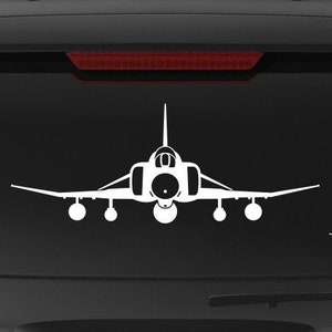F-4E Phantom II [3 Tank Travel Pod Config] F4E Decal, F-4E Vinyl Decal, F-4E Sticker, Phantom, Gift, USAF Pilot, F-4 Phantom II, fegraphics
