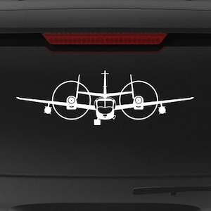 OV-1D Mohawk SLAR [Front] OV1D Decal, OV1 Vinyl Decal Sticker, OV1D Mohawk, fegraphics, US Army, Grumman OV1A RV1D OV1D