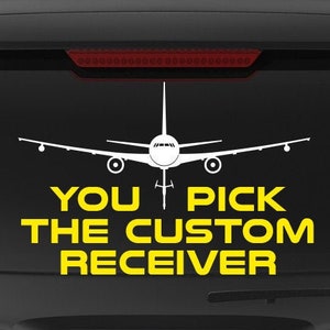 KC-46 AR w/ Custom Receiver - KC46 Pegasus Decal, KC46 Pegasus Gift, Boeing Vinyl Decal Sticker, Tanker, Boom Operator Decal, fegraphics