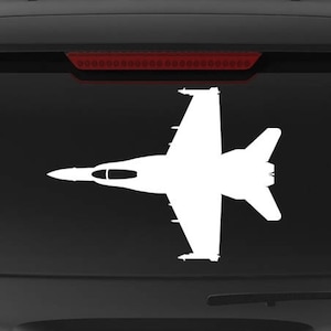 F/A-18A, F/-18C Hornet - TOP - Vinyl Decal / Sticker