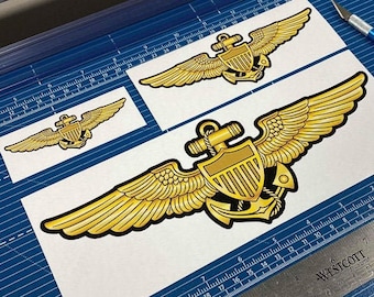 Naval Aviator Wings, Naval Pilot Wings, Naval Aviator Badge, Naval Aviator Insignia, Navy Pilot Wings, Coast Guard Wings, Marine Corps Wings
