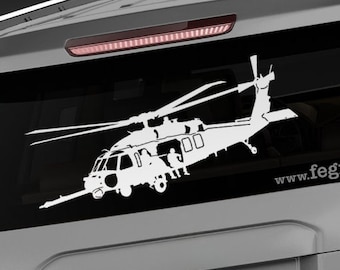 May include: A white silhouette of a helicopter on a gray vehicle with the text "Veteran Owned Business" and "www.fegraphics.com" on the back.