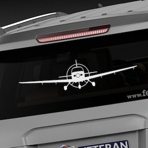 Cirrus SR22 [Front] SR22T, Cirrus G3 G2 G6 Decal, Vinyl Decal Sticker, TRAC, fegraphics Nate