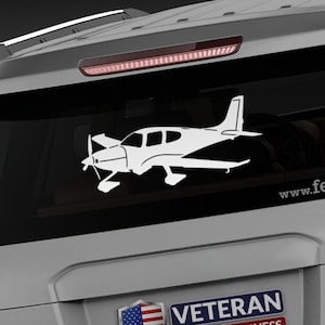 Cirrus SR22 [Angle 1] SR22T, Cirrus G3 G2 G6 Decal, Vinyl Decal Sticker, TRAC, fegraphics Nate