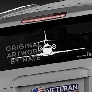 Dassault Falcon 900 [Front] Falcon 900 Decal, Falcon 900 Sticker, Vinyl Decal Sticker, Falcon Sticker, Dassault Falcon 900