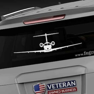 Pilatus PC-24 [Front] Vinyl Decal Sticker, Pilatus PC24, Business Jet, Pilot Gift, Aircraft, Airplane, fegraphics Nate