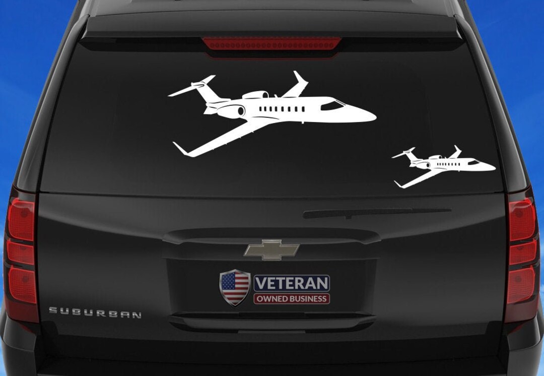 Learjet 45 angle 1 Lear 45XR Decal Learjet 40 Vinyl Decal - Etsy