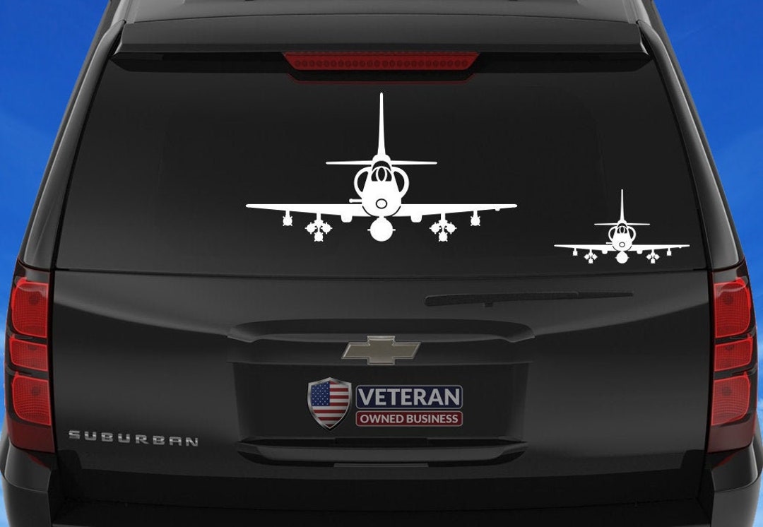 A-4F Skyhawk [front Bombs/centerline Tank] A4 Sky Hawk, Vinyl Decal ...